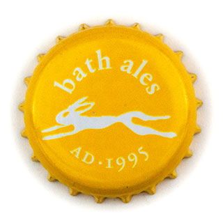Bath Ales yellow crown cap