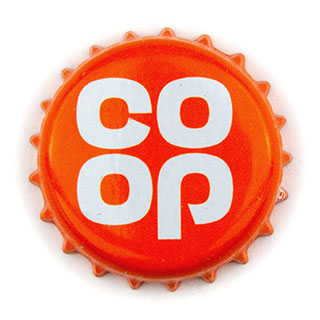 Co-op orange crown cap