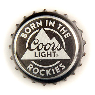 Coors Light 2017 crown cap
