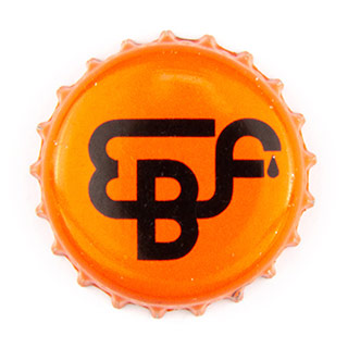 Edinburgh Beer Factory orange crown cap