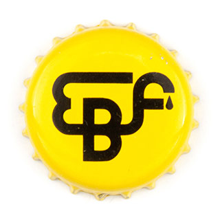 Edinburgh Beer Factory yellow crown cap