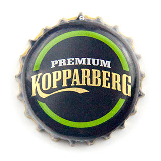 Kopparberg thin green crown cap