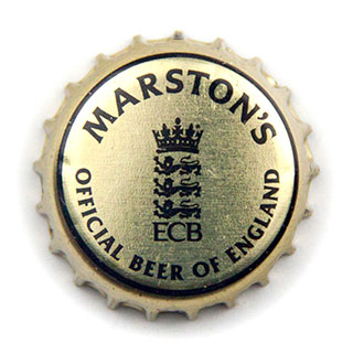 Marston's ECB gold crown cap