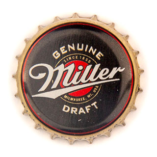 Miller Draft crown cap