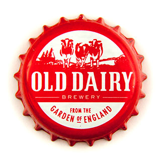 Old Dairy red crown cap