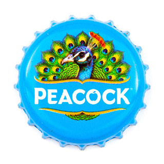 Peacock quality apple cider crown cap