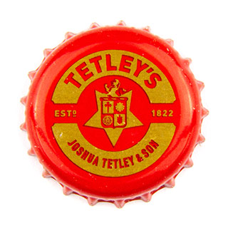 Tetley's lager crown cap