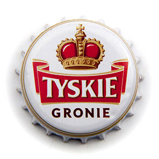 Tyskie Gronie white crown cap