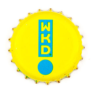 WKD yellow crown cap